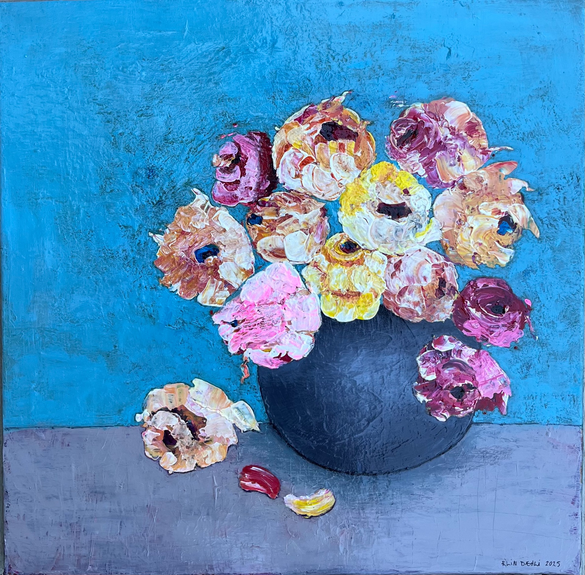 Akryl på lerret, 50x50cm
