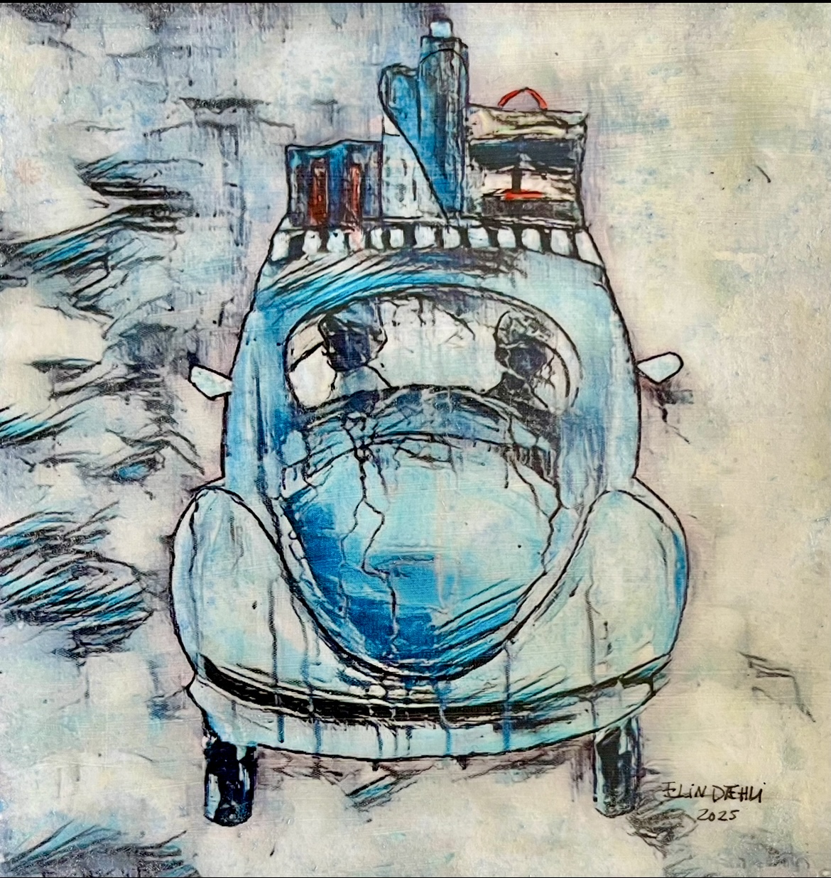 Mixed media/ Solgt