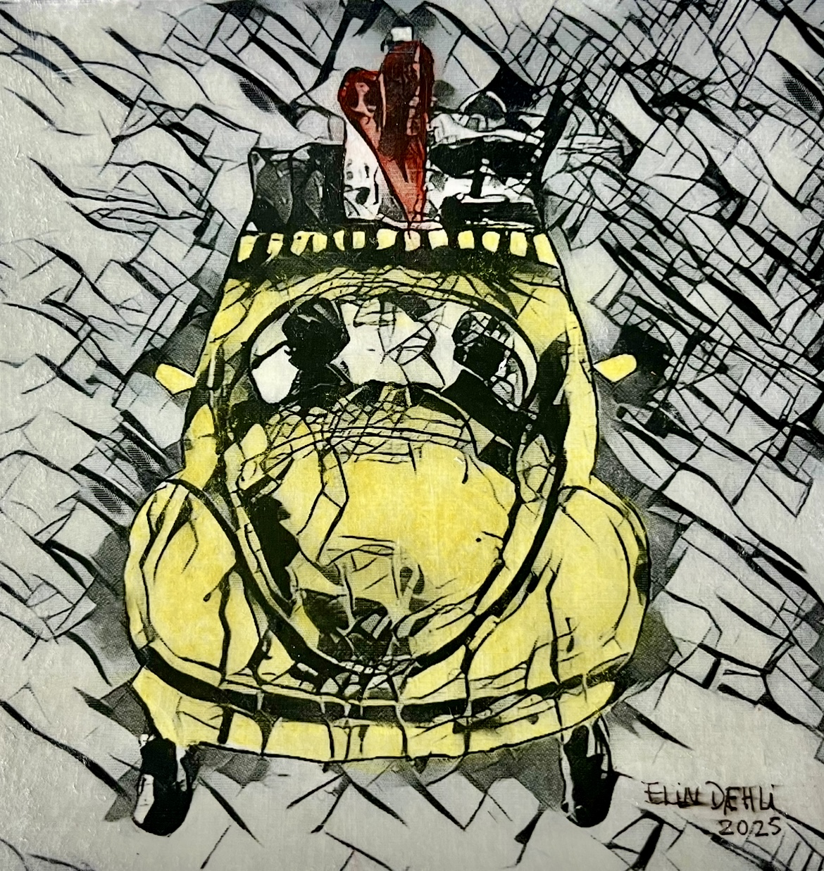 Mixed media/ Solgt