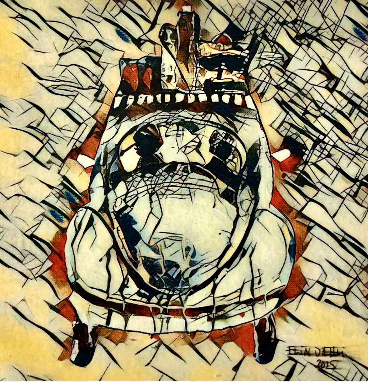 Mixed media/ Solgt