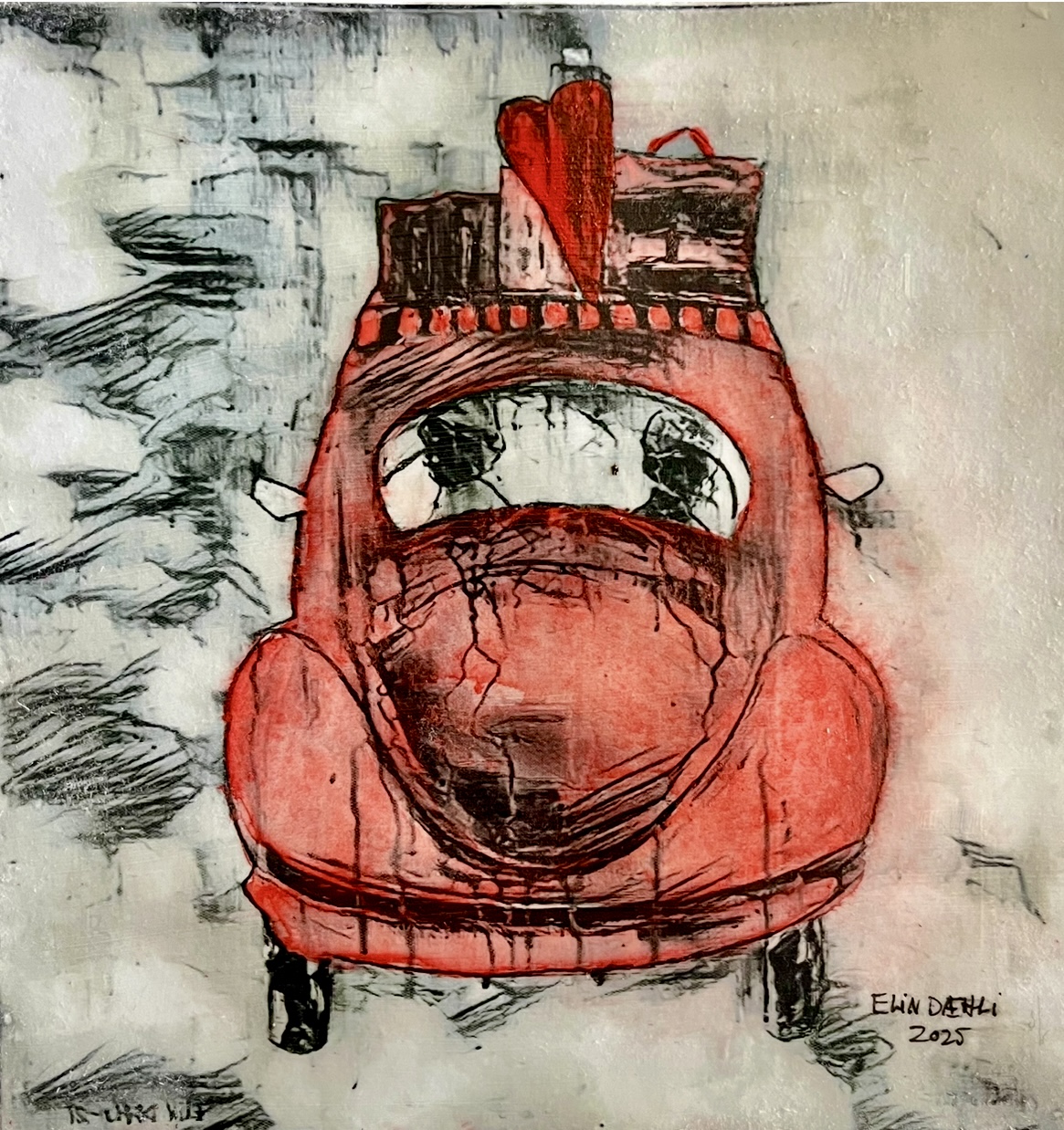 Mixed media/ Solgt