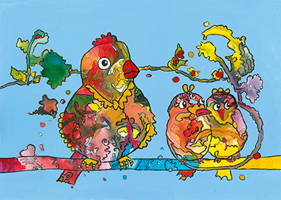Birds on a wire