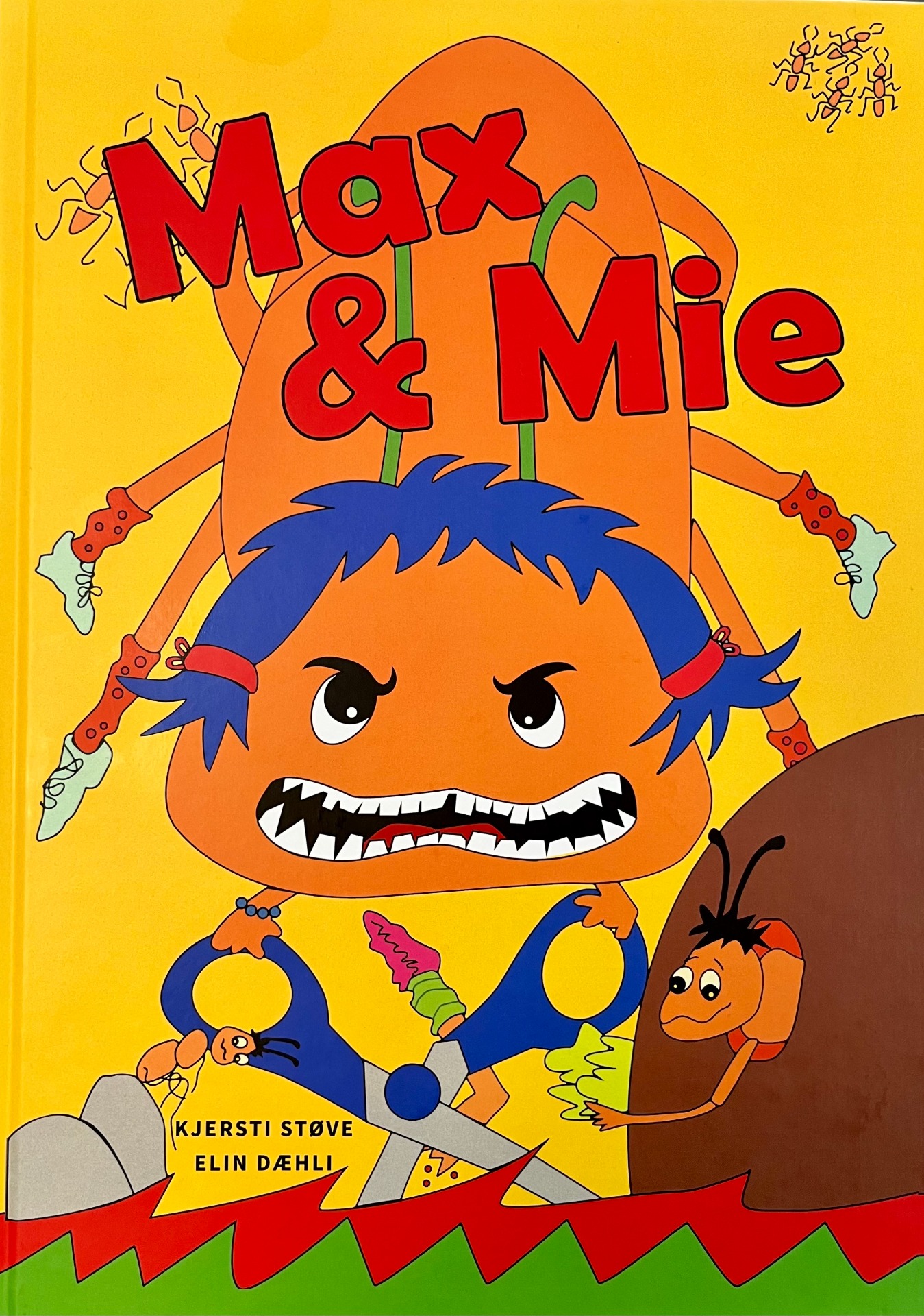 Barneboka Max & Mie utgitt høsten 2022 på Flax Forlag